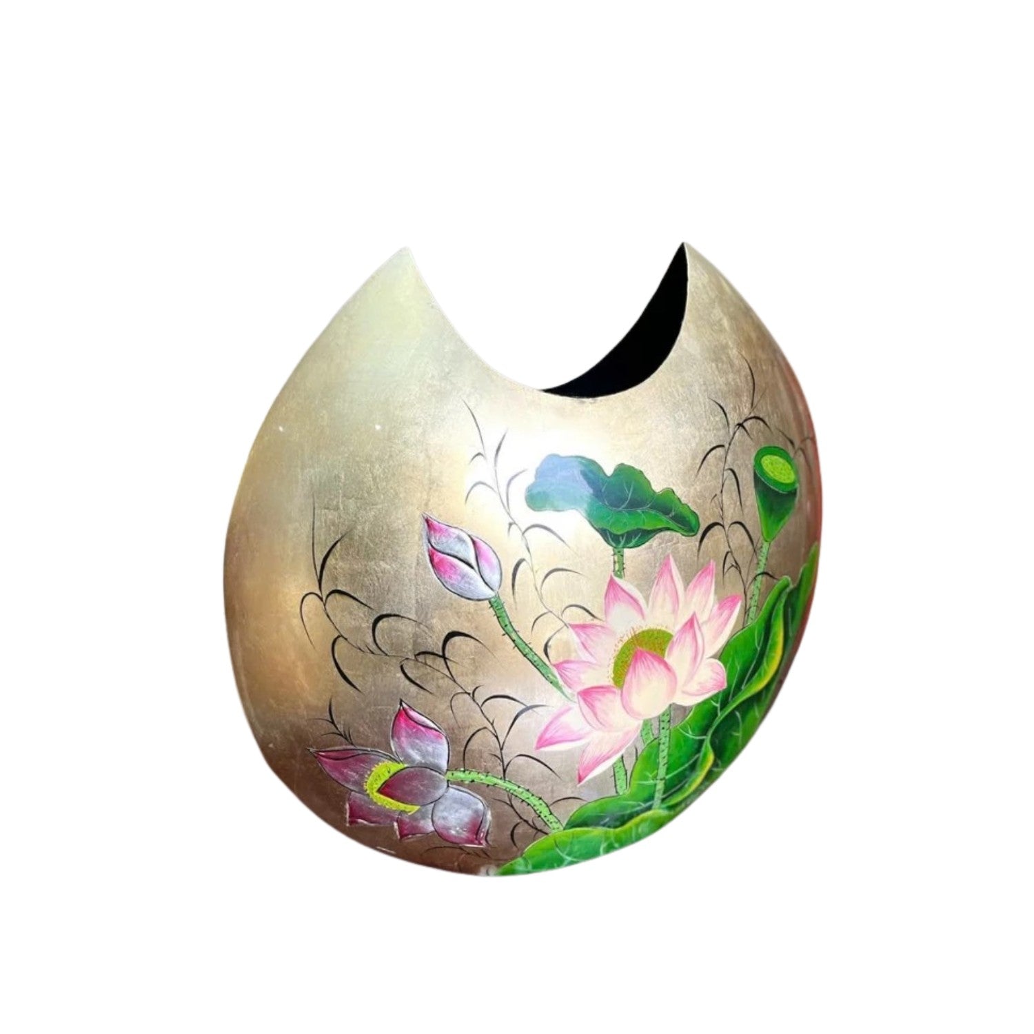Handcrafted Lacquered Flower Vase 22
