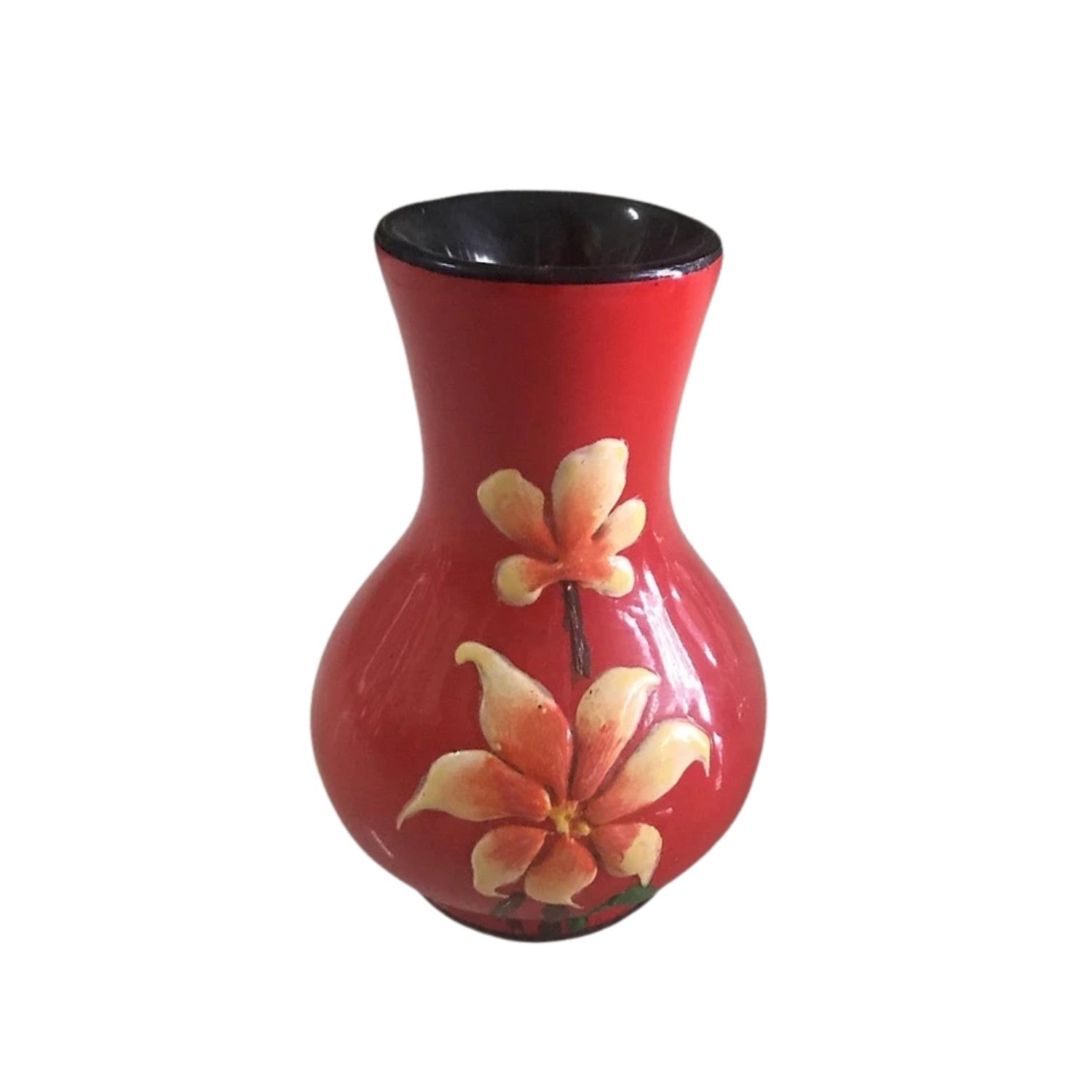 Handcrafted Lacquered Flower Vase 25
