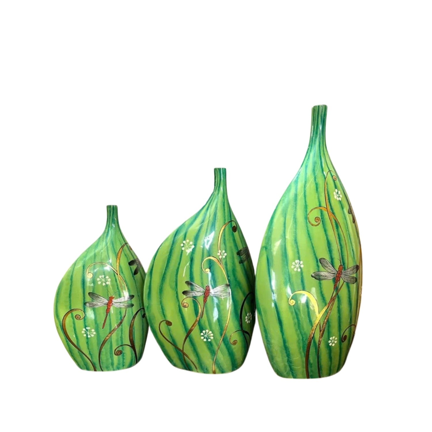 Handcrafted Lacquered Flower Vase 31