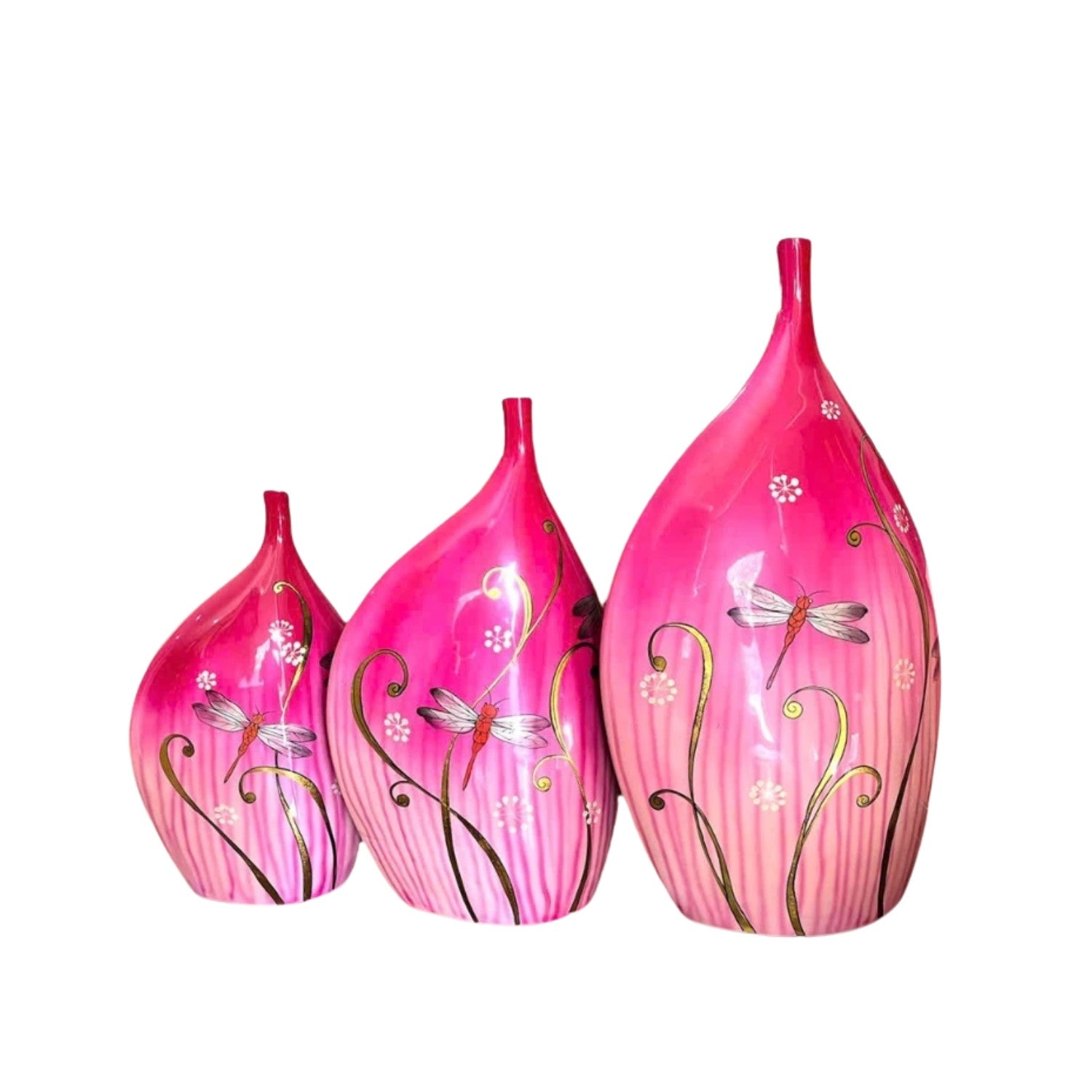 Handcrafted Lacquered Flower Vase 31