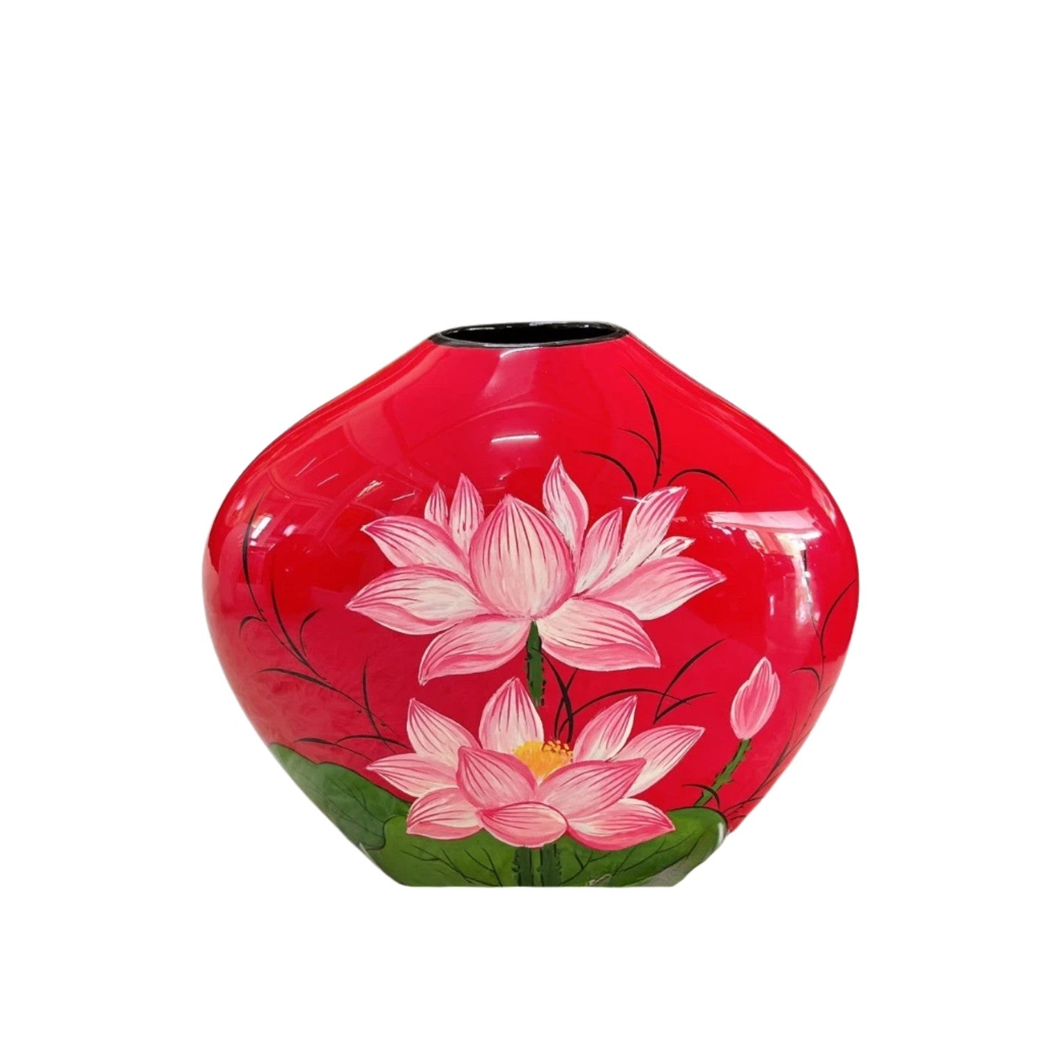 Handcrafted Lacquered Flower Vase 32
