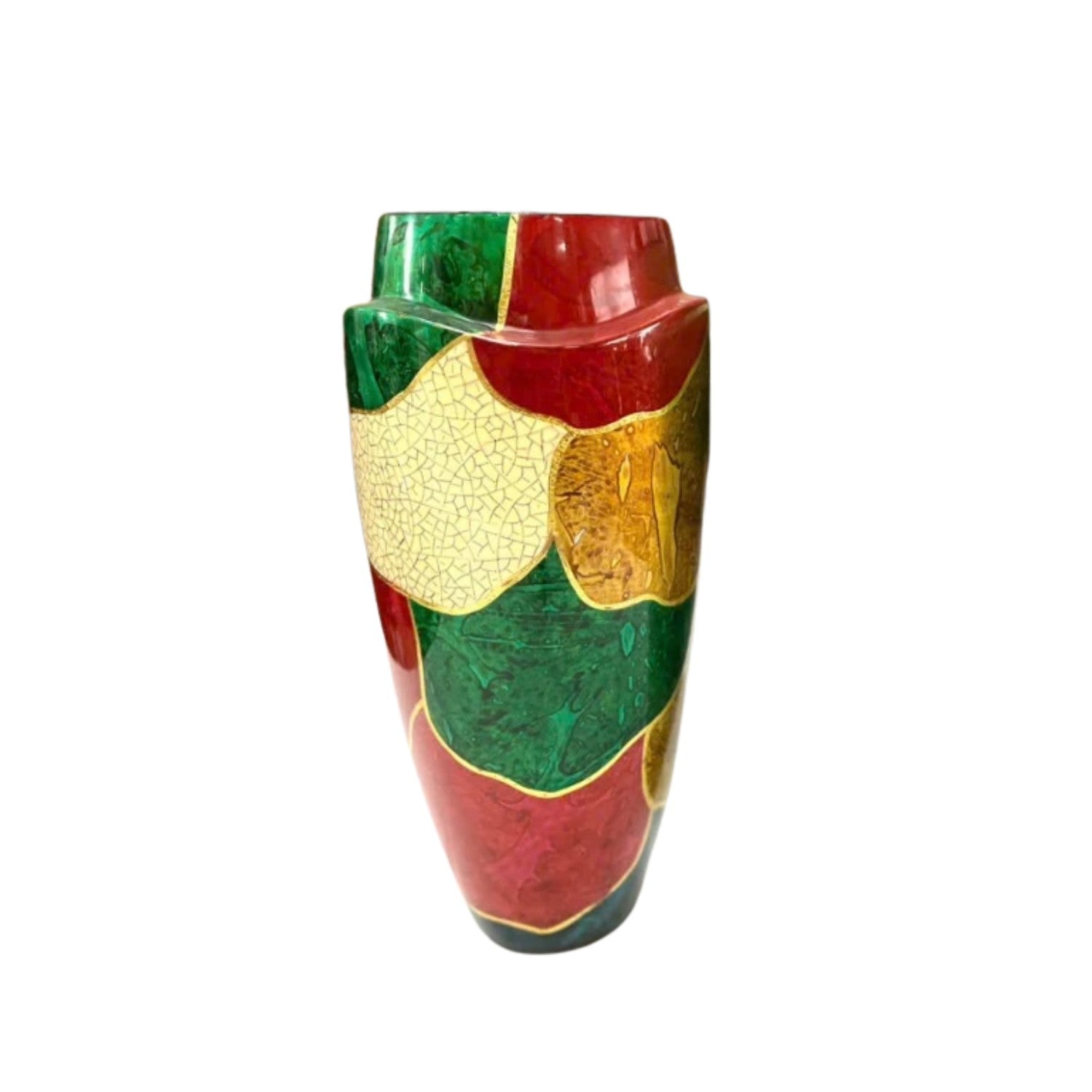 Handcrafted Lacquered Flower Vase 4