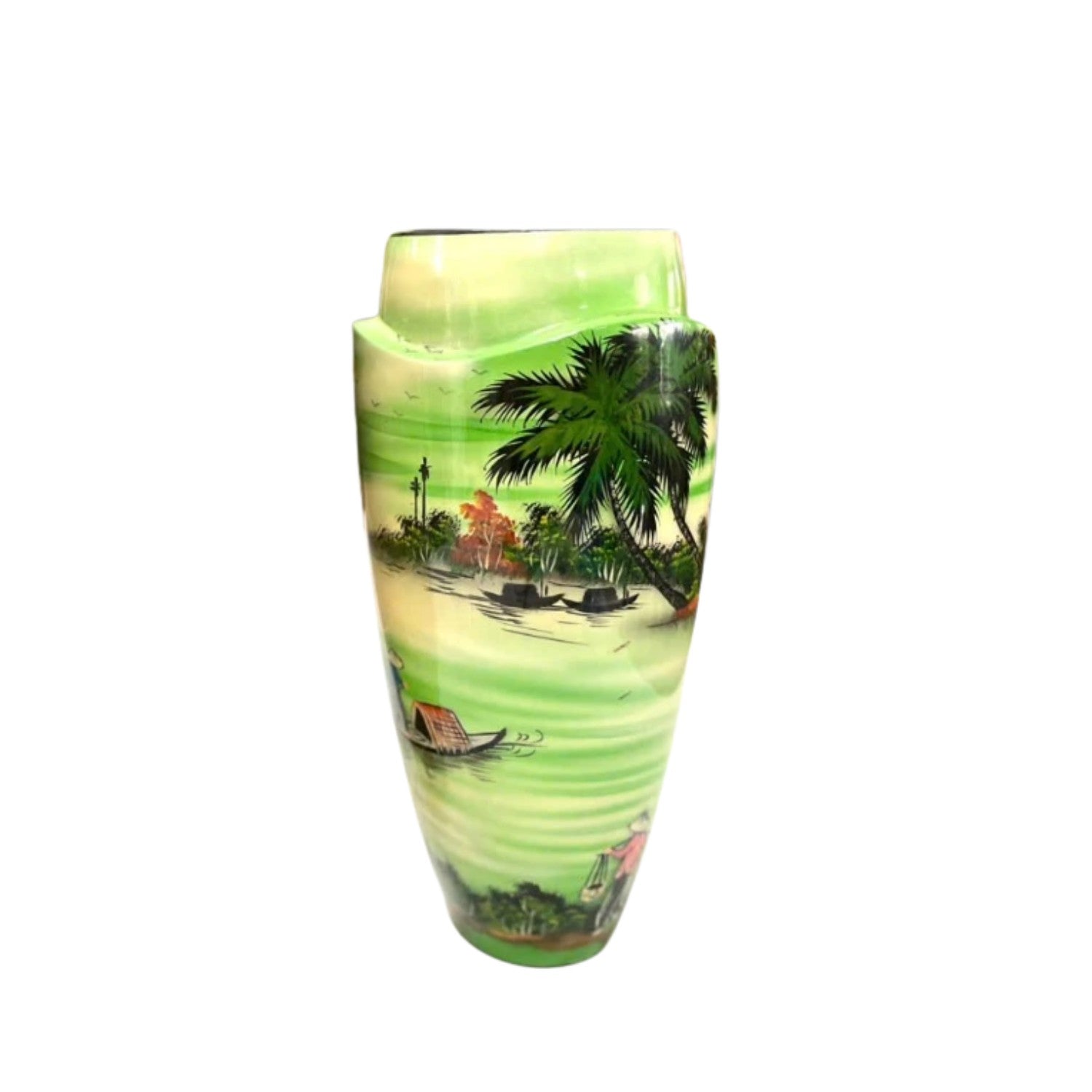 Handcrafted Lacquered Flower Vase 4