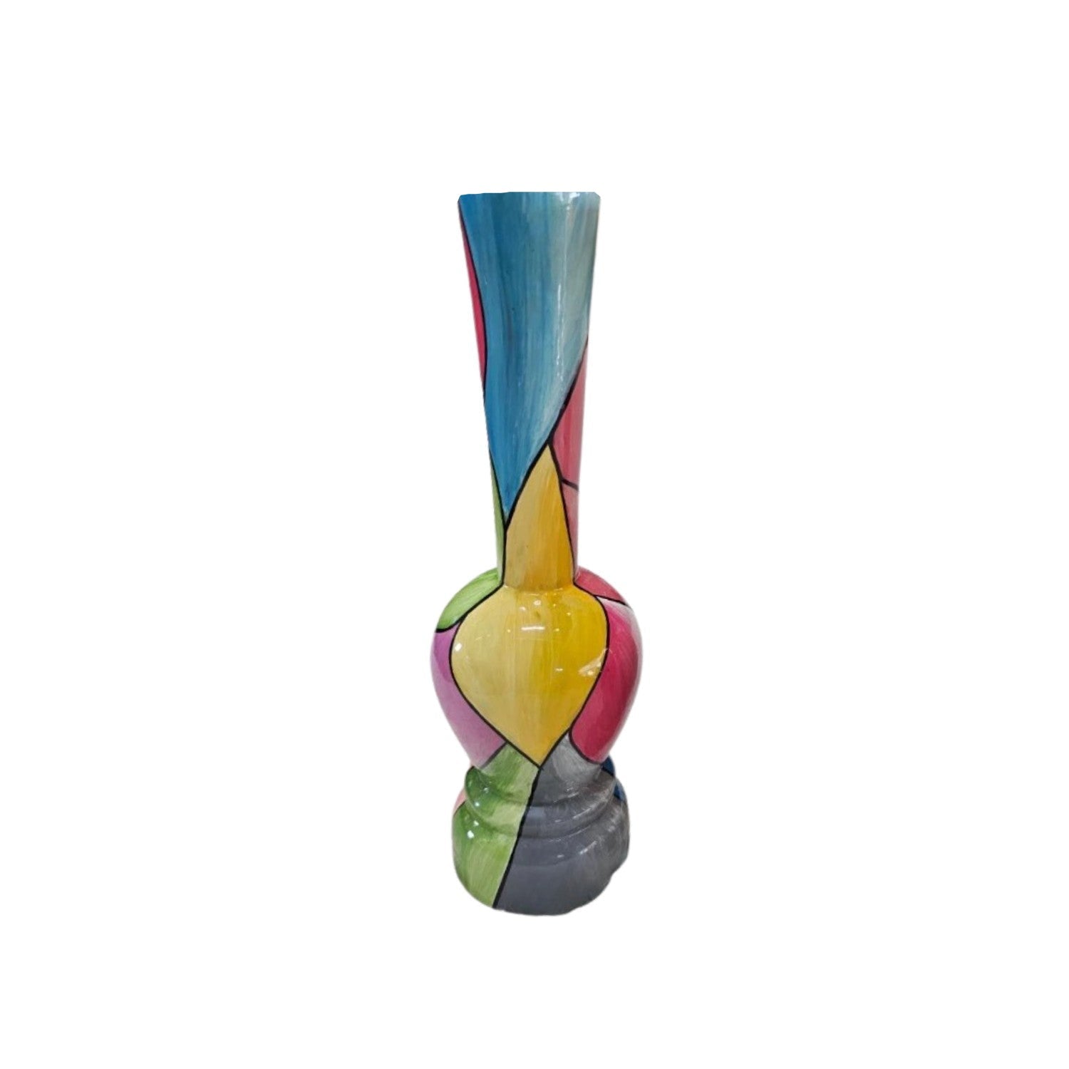 Handcrafted Lacquered Flower Vase 5