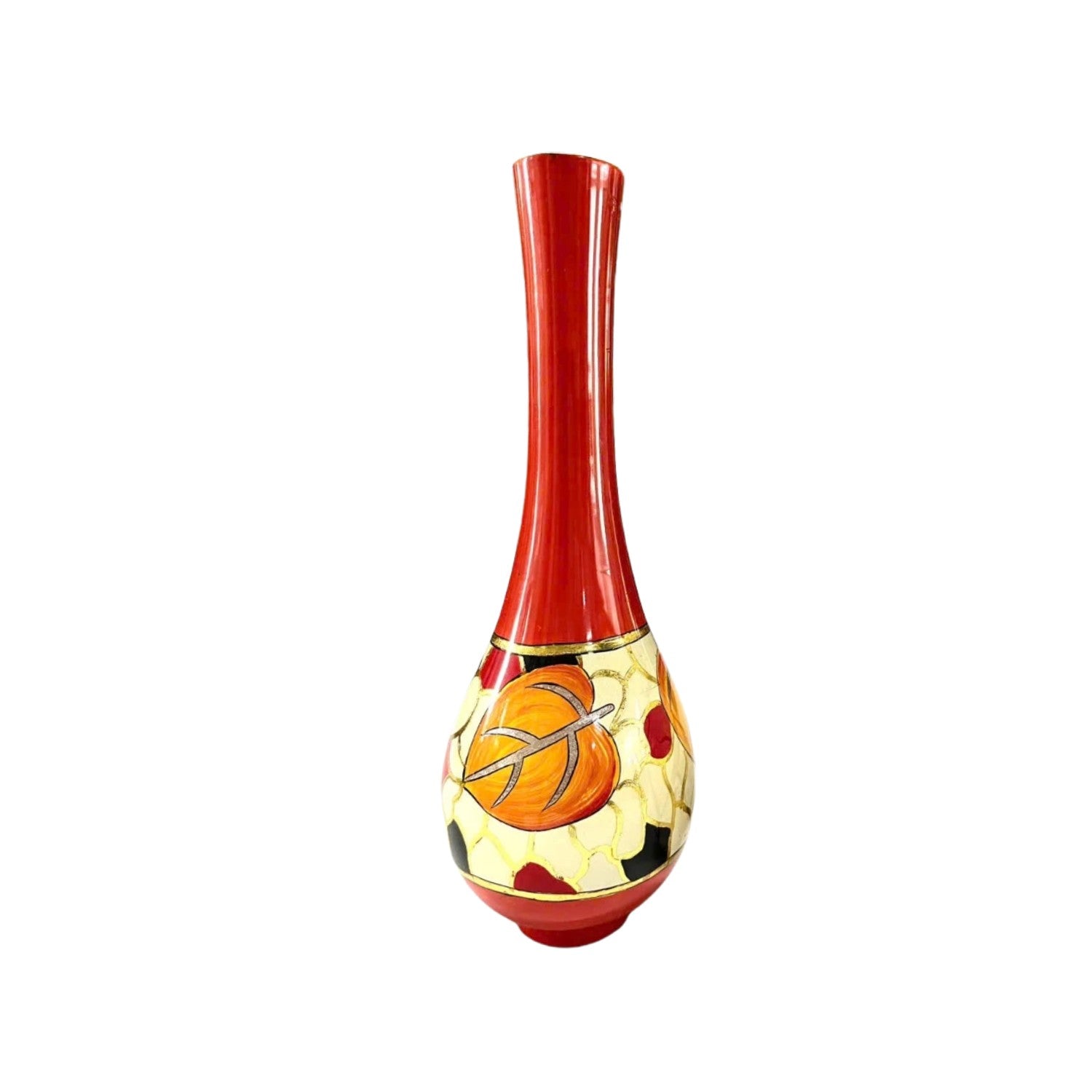 Handcrafted Lacquered Flower Vase 9