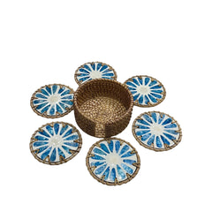 Handcrafted Mother Of Pearl Coasters 2
