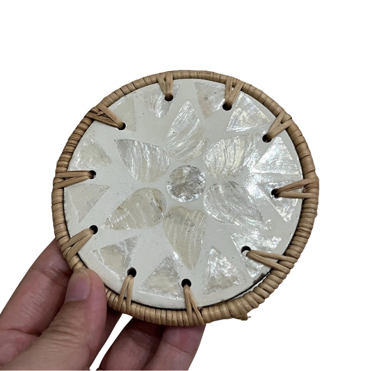 Handcrafted Mother Of Pearl Coasters 3