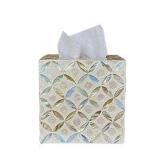 Handcrafted Mother Of Pearl Tissue Box 2
