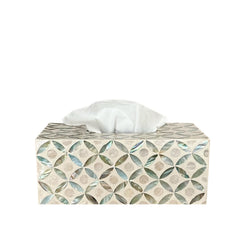 Handcrafted Mother Of Pearl Tissue Box 2