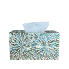 Handcrafted Mother Of Pearl Tissue Box 3