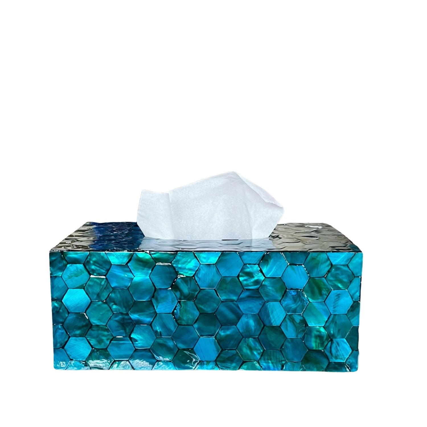 Handcrafted Mother Of Pearl Tissue Box 5