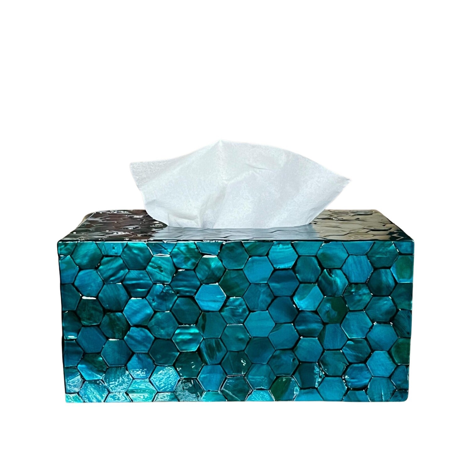 Handcrafted Mother Of Pearl Tissue Box 5