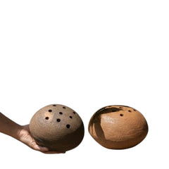 Handcrafted Nine-Hole Ceramic Vase