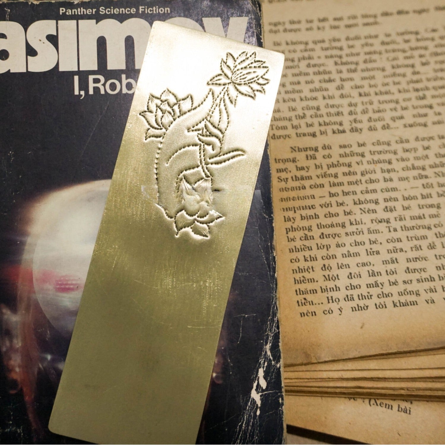 Handcrafted Pure Copper Book Clip 1