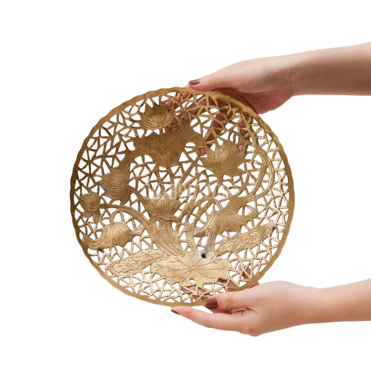 Handcrafted  Pure Copper Tray 1