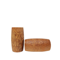 Handleless Coconut Wood Cup