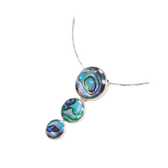 Handmade Mother Of Pearl Silver Necklace