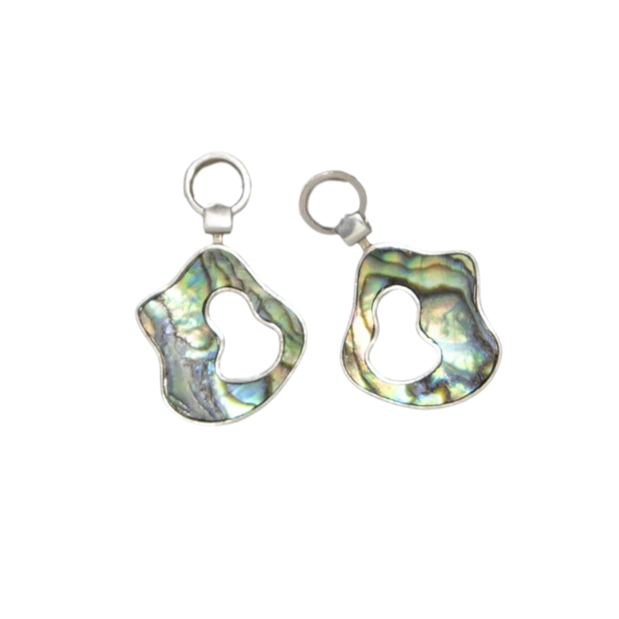 Handmade Silver Asteroid Earrings