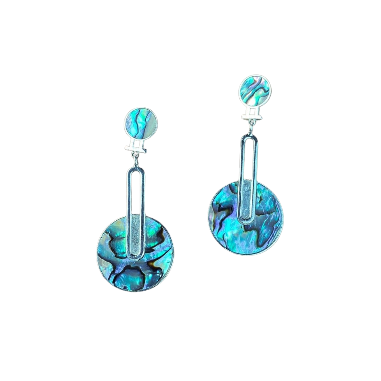 Handmade Silver Coin Earrings