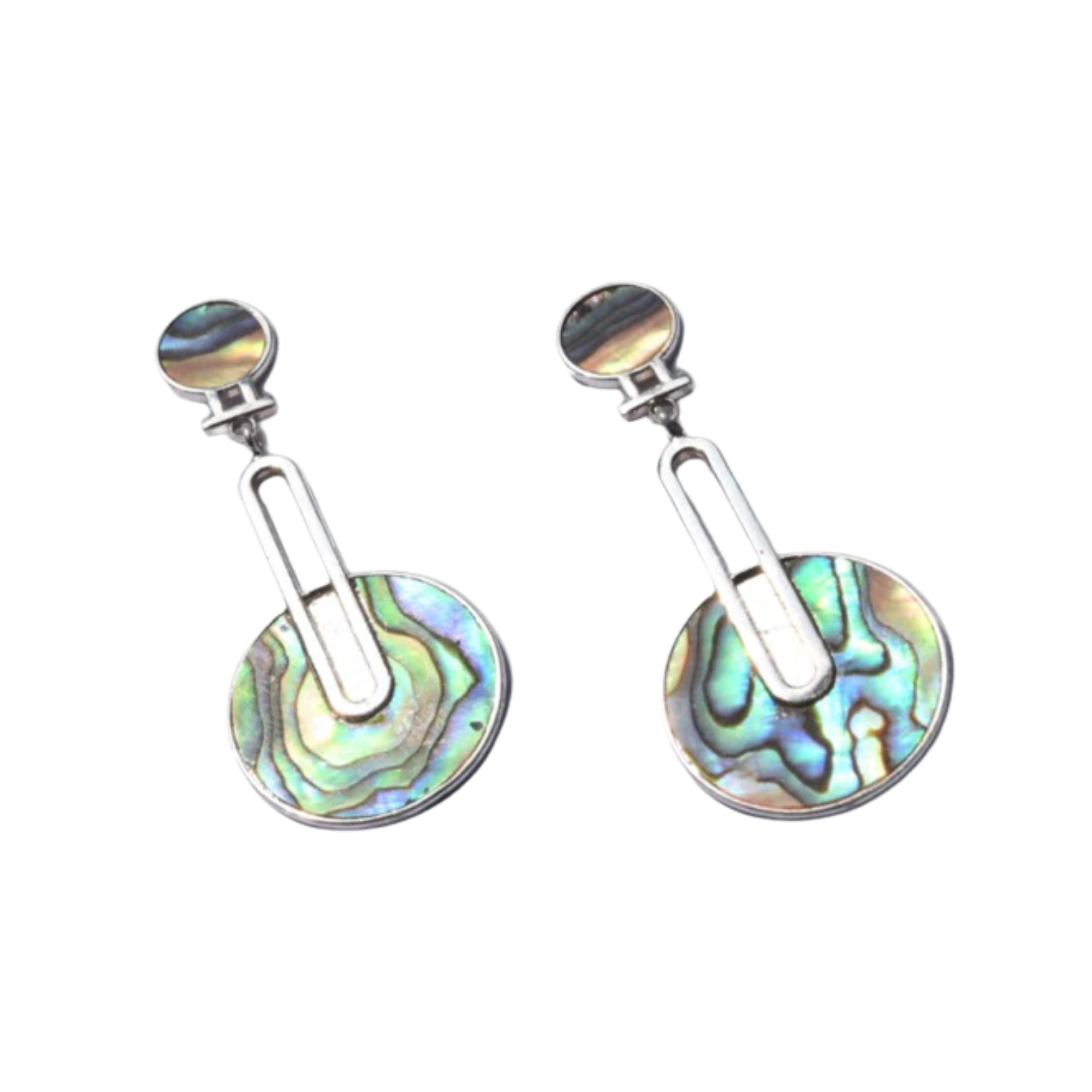 Handmade Silver Coin Earrings