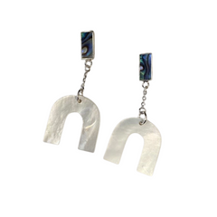 Handmade Tide Silver Earrings