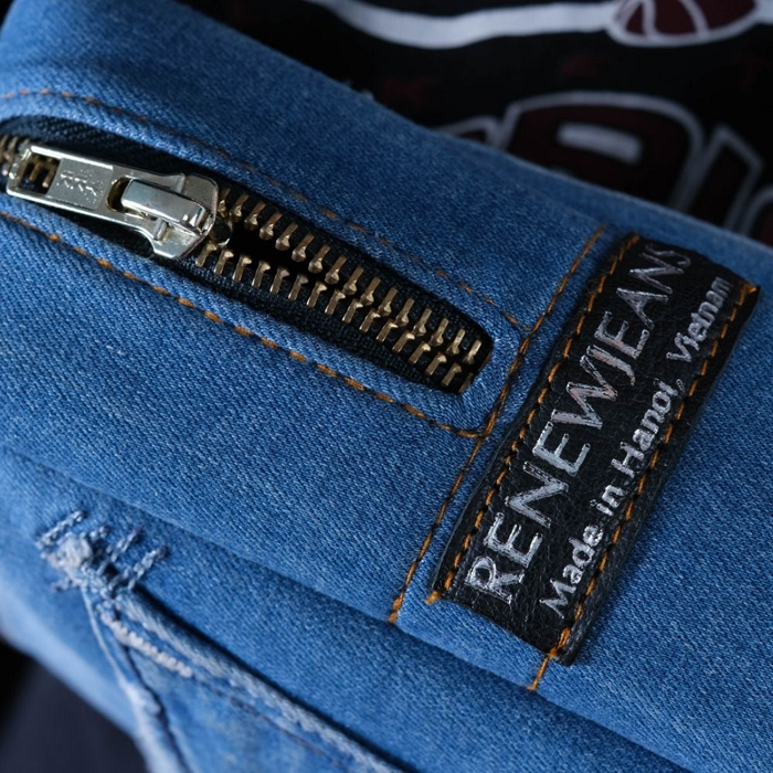 Handmade Upcycled Denim Boxy Crossbody Bag