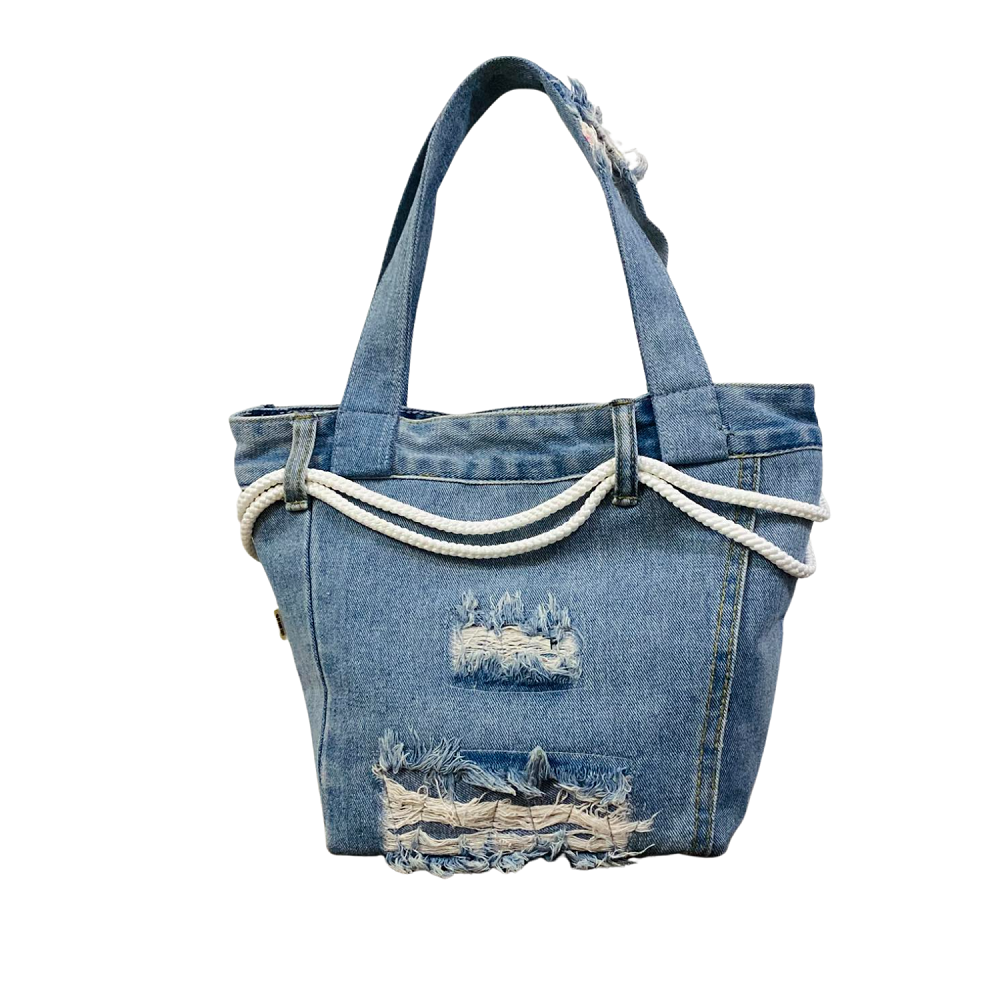 Handmade Upcycled Denim Bag