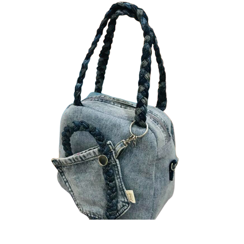 Handmade Upcycled Denim Bag