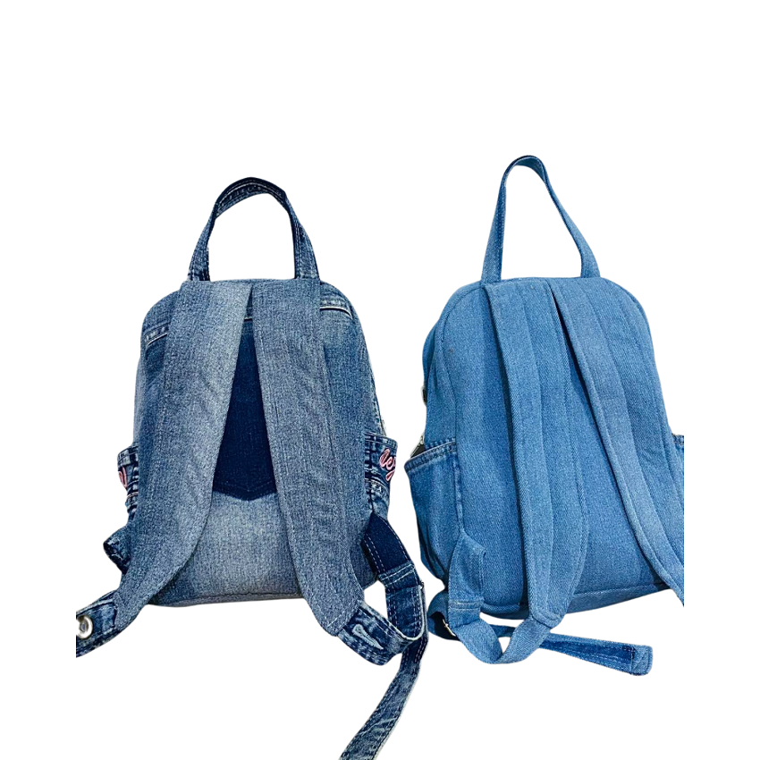 Handmade Upcycled Denim Children's Backpacks