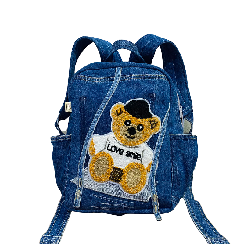 Handmade Upcycled Denim Children's Backpacks