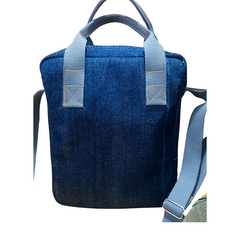 Handmade Upcycled Denim Crossbody Bag