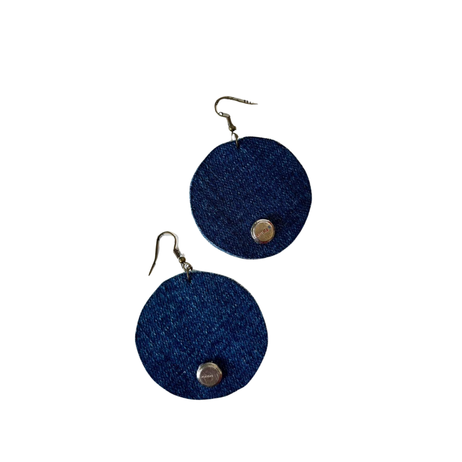Handmade Upcycled Denim Earring 1