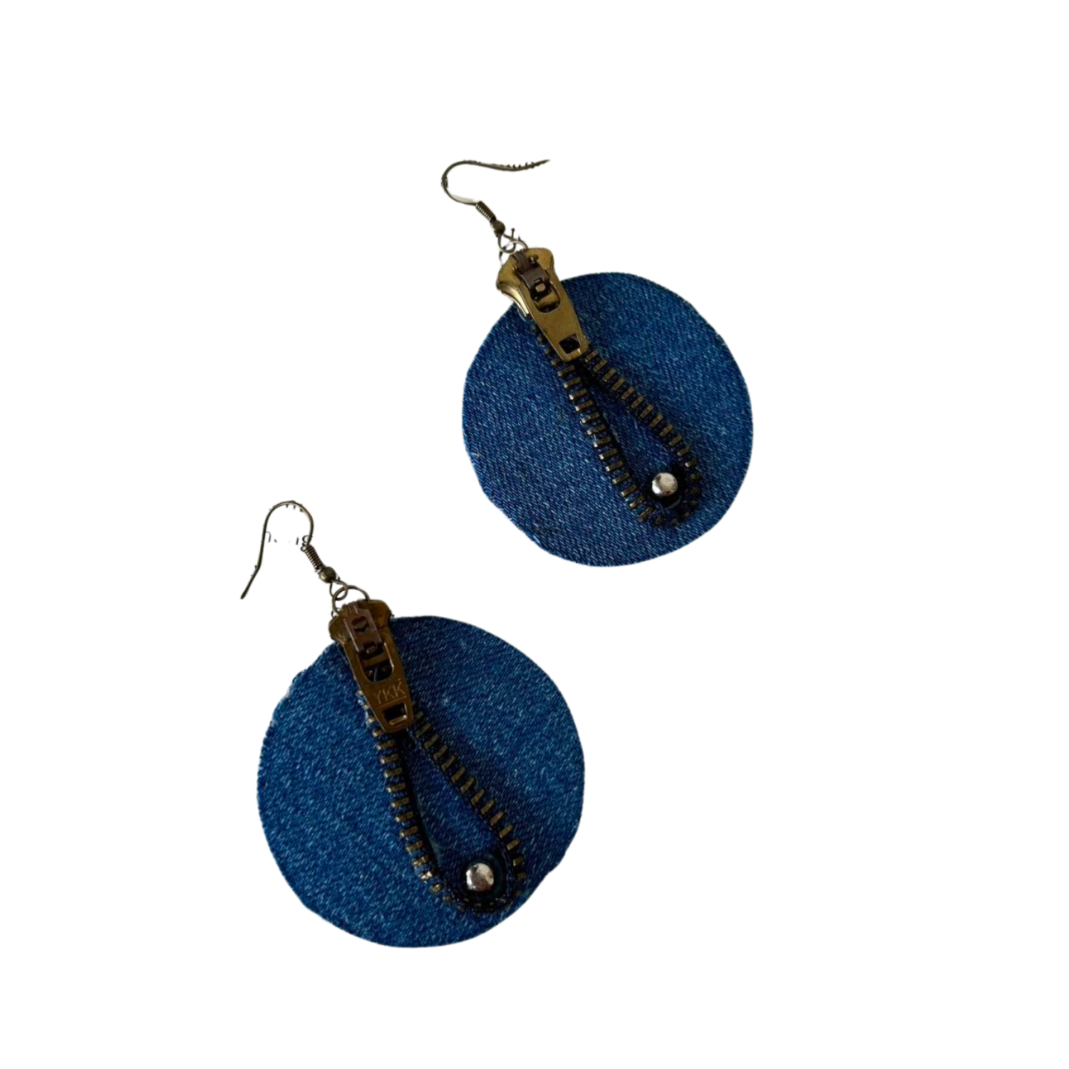 Handmade Upcycled Denim Earring 1