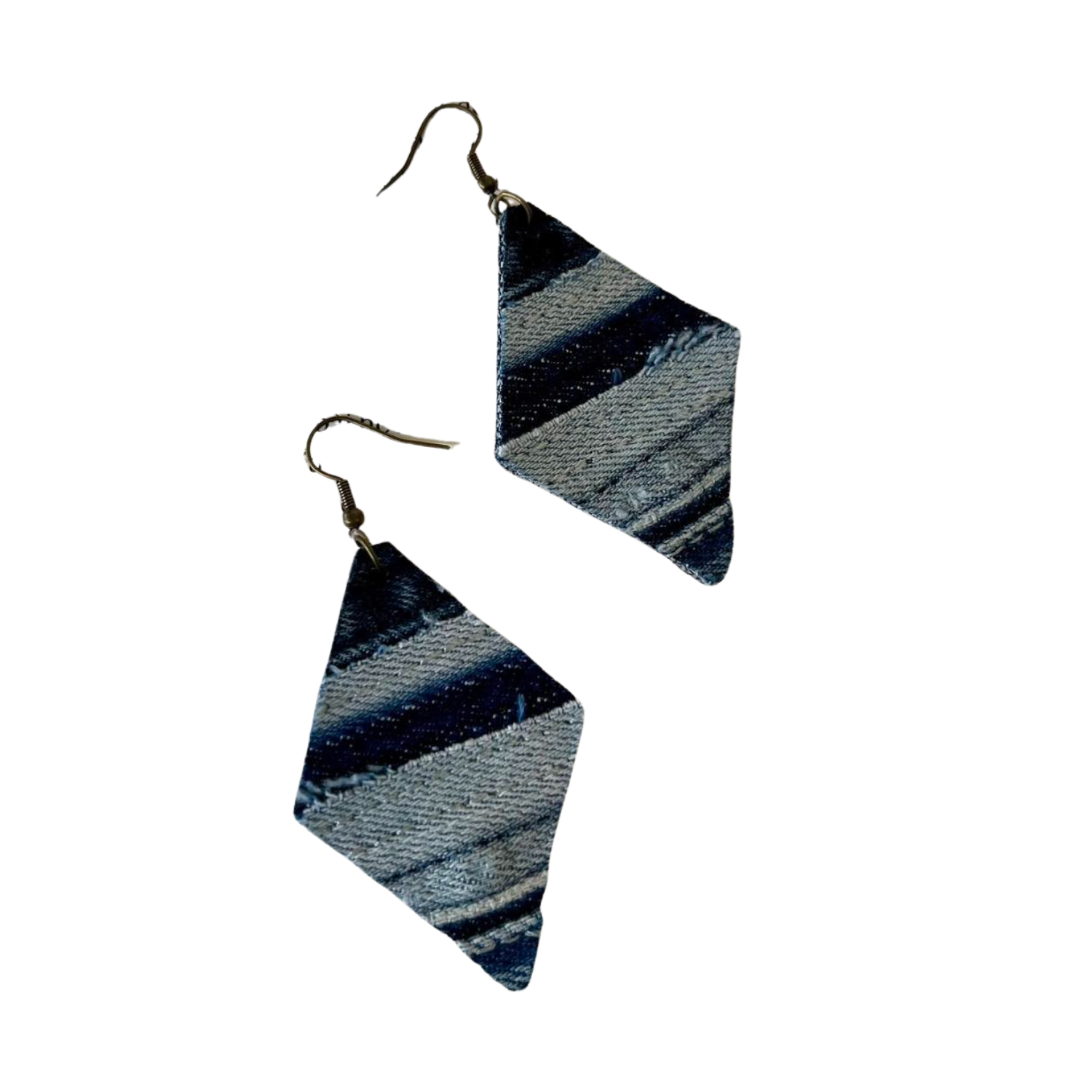 Handmade Upcycled Denim Earring 1