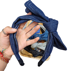 Handmade Upcycled Denim Hairpins