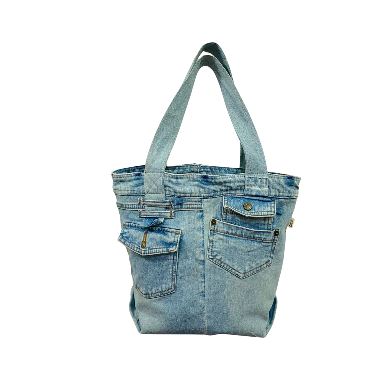 Handmade Upcycled Denim Hand Bag