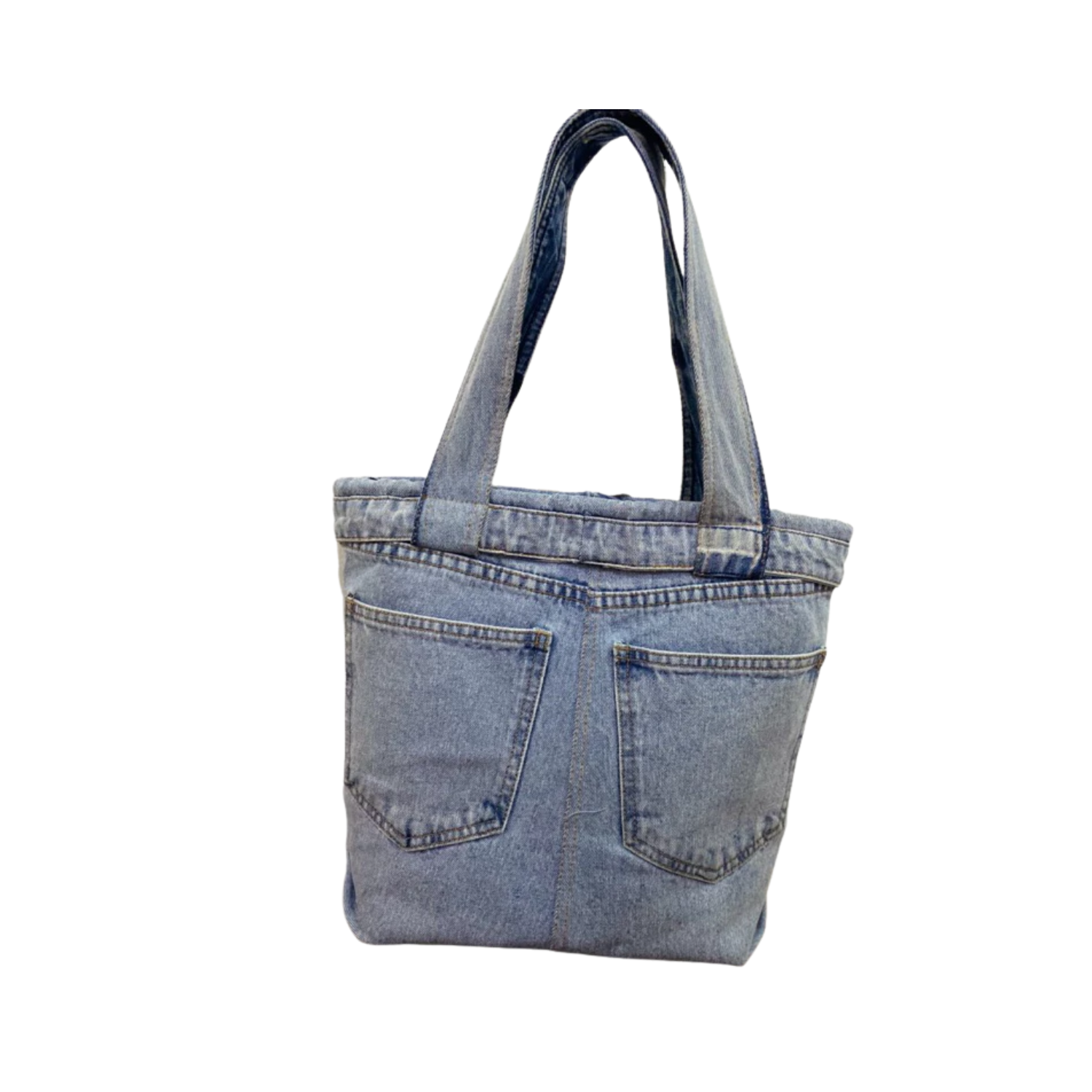 Handmade Upcycled Denim  Handbag