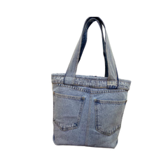 Handmade Upcycled Denim  Handbag