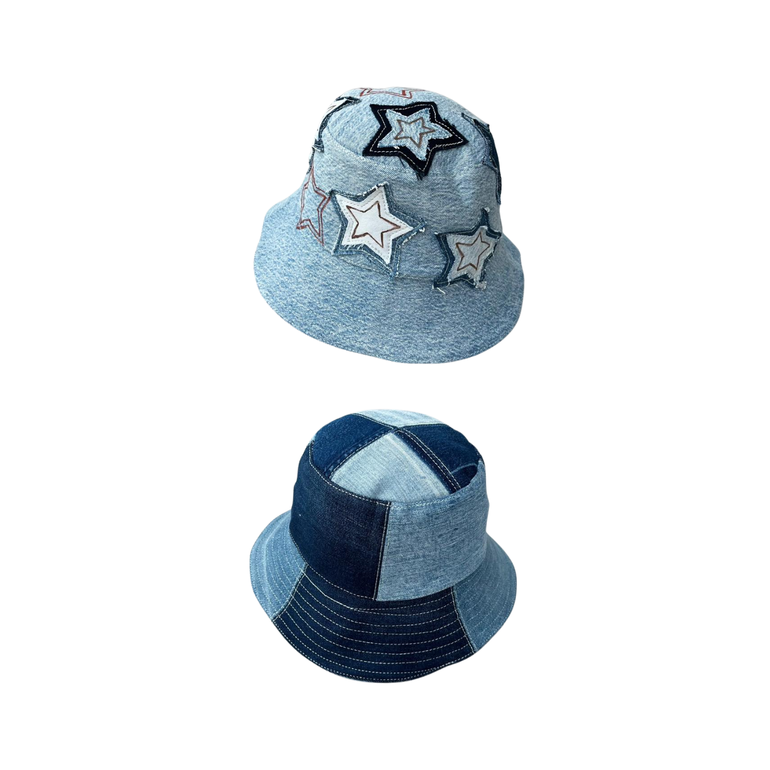 Handmade Upcycled Denim Hat