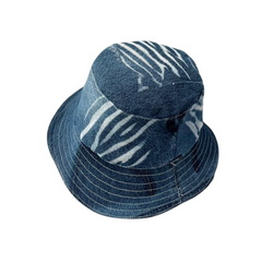 Handmade Upcycled Denim Hat 2