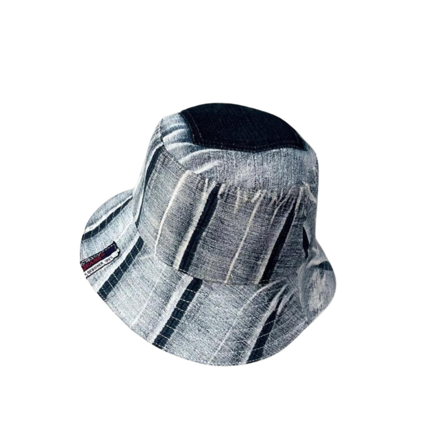 Handmade Upcycled Denim Hat 2