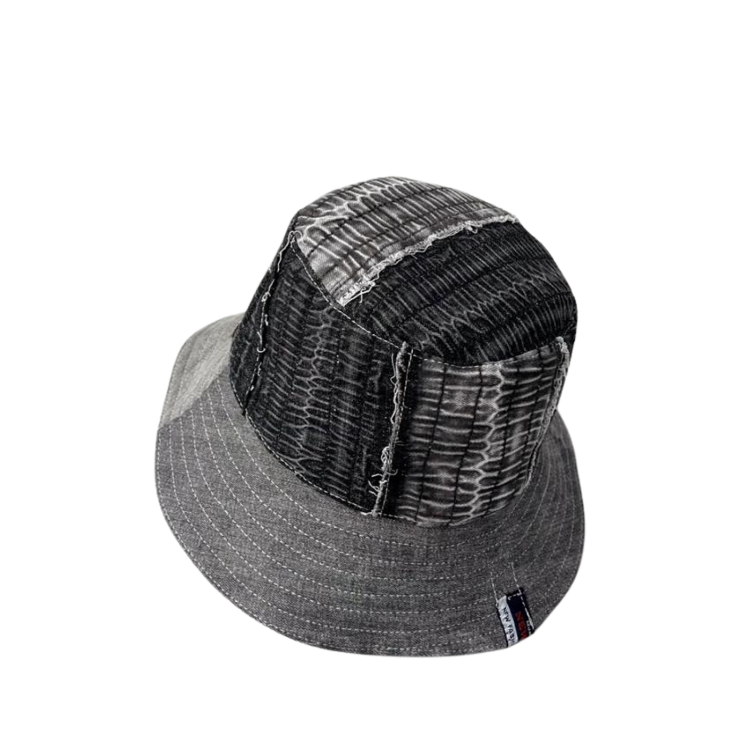 Handmade Upcycled Denim Hat 2