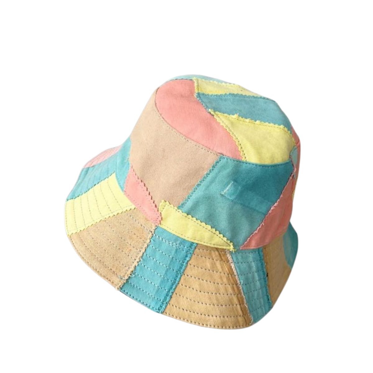 Handmade Upcycled Denim Hat 4