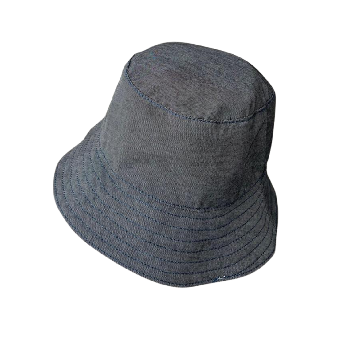 Handmade Upcycled Denim Hat 3