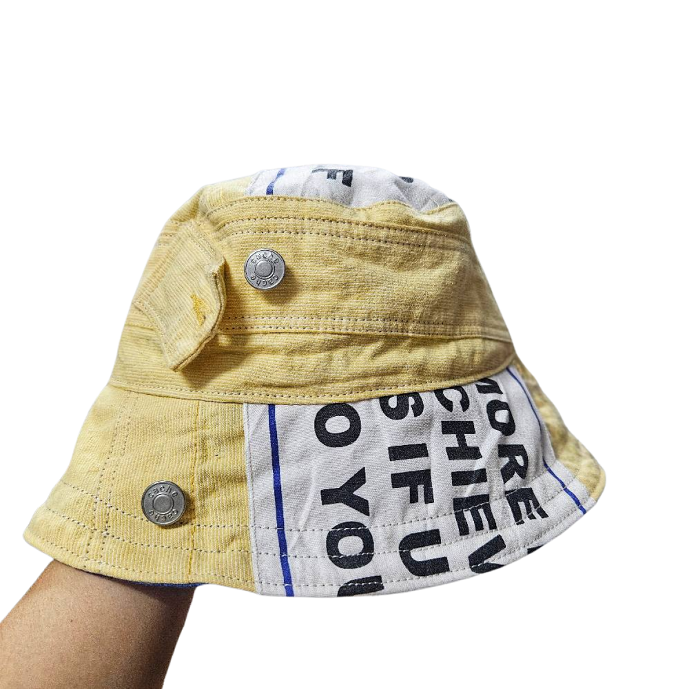 Handmade Upcycled Denim  Hat