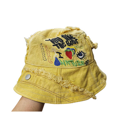 Handmade Upcycled Denim  Hat