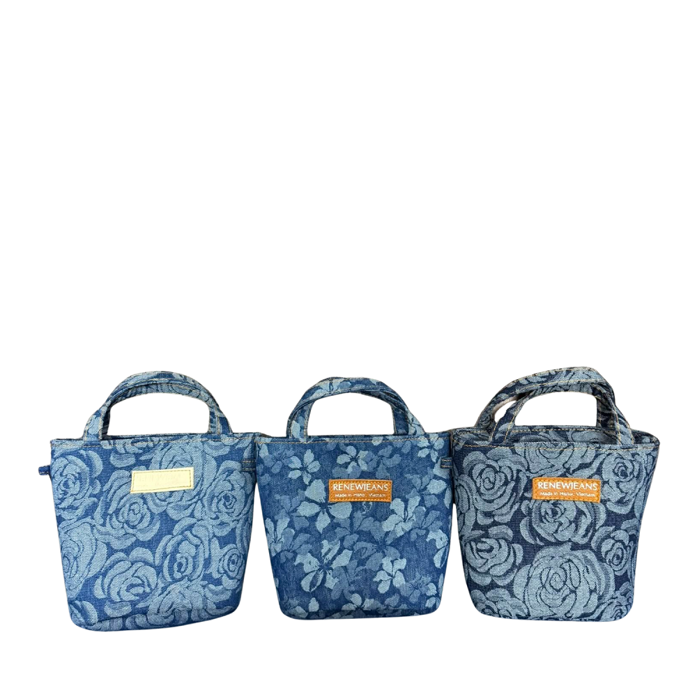 Handmade Upcycled Denim Bag