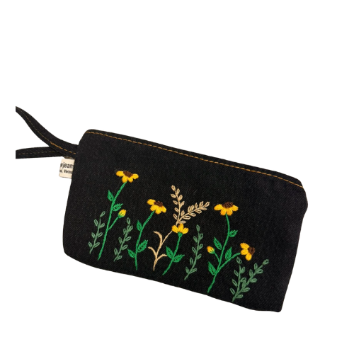 Handmade Upcycled Denim Large Wallet