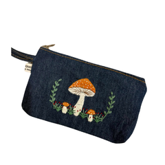 Handmade Upcycled Denim Large Wallet