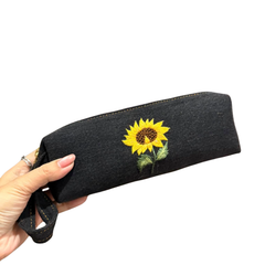 Handmade Upcycled Denim Pen Box 2